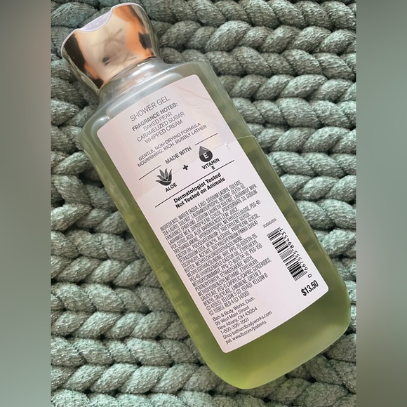 PEAR CRÈME BRÛLÉE Shower Gel NEW Bath & Body Works - Picture 2 of 2